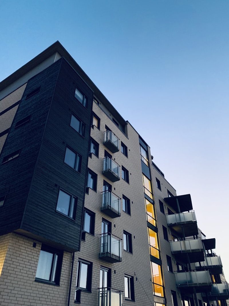 Modern apartment complex
