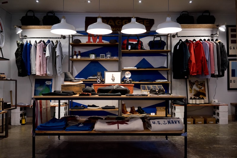 Retail storefront interior